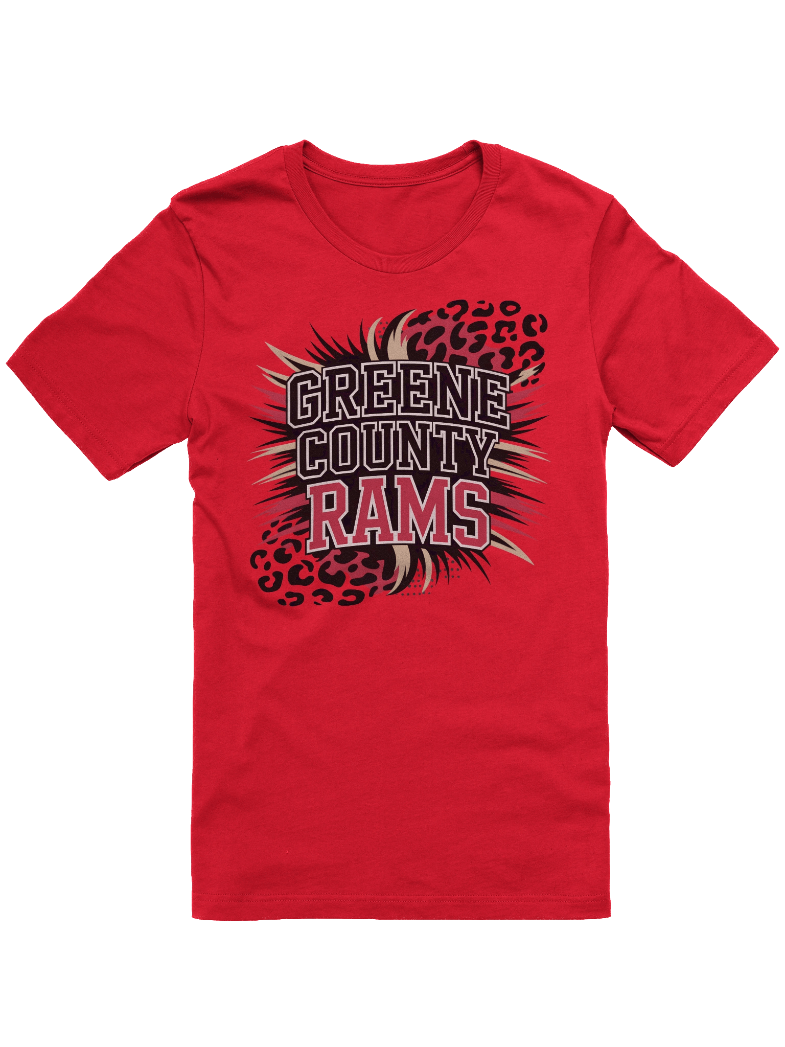 Greene County Rams Stylized T-Shirt product image (1)