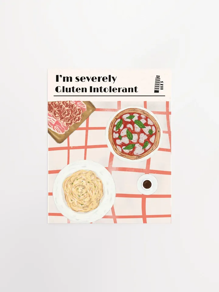 Gluten Intolerant Italy | Poster product image (1)