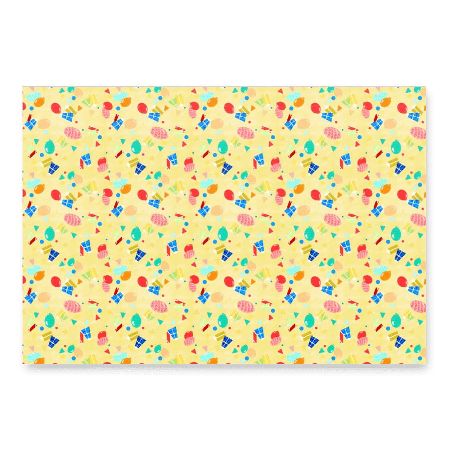 Animal Birthday Party Wrapping Paper product image (1)