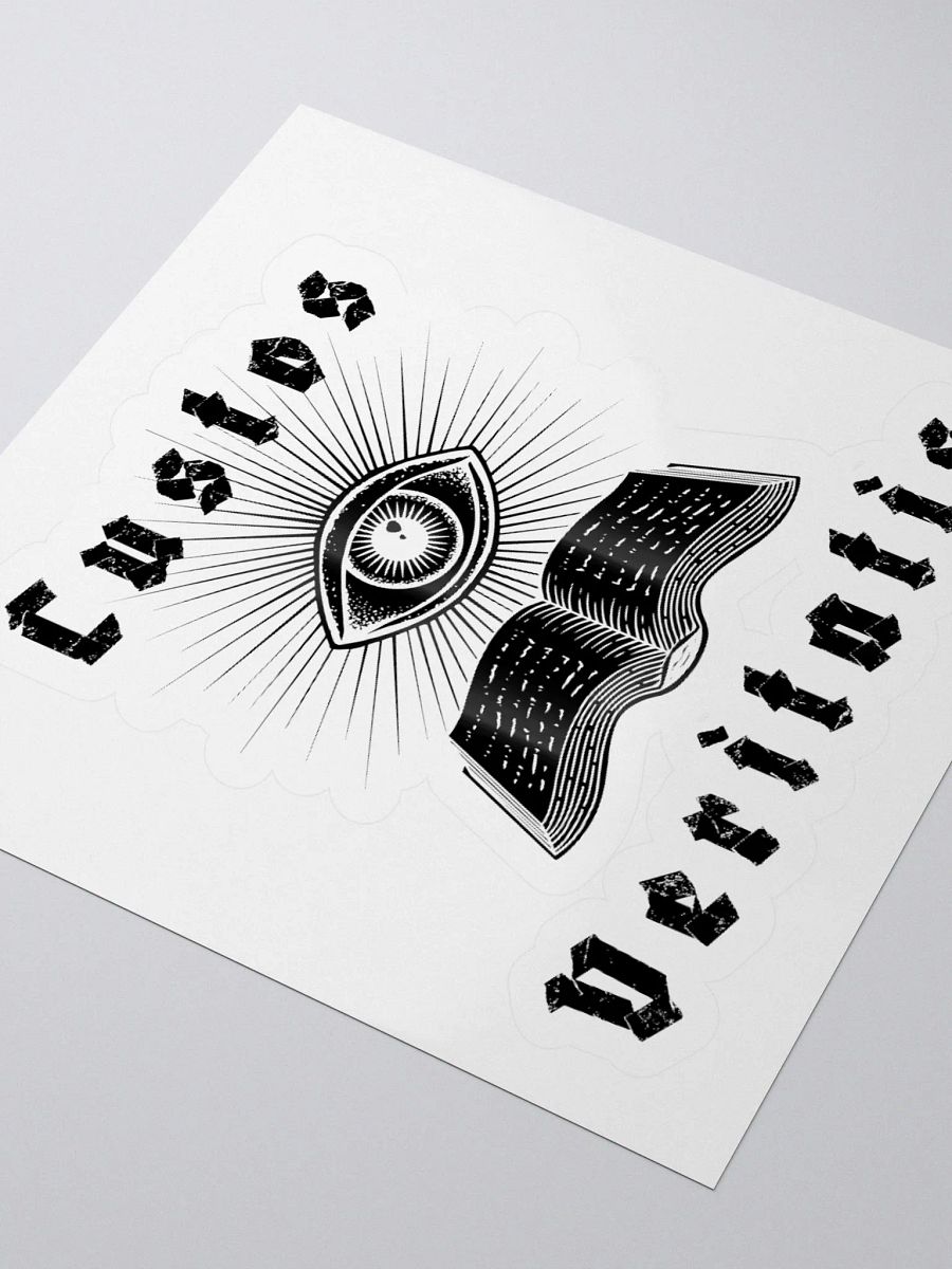 Custos Veritatis Black Eye Sticker product image (7)
