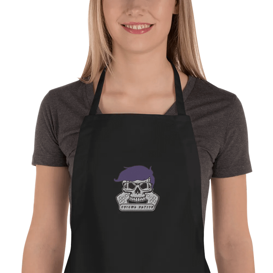 Enigma Nation Embroidered Cooking Apron product image (3)