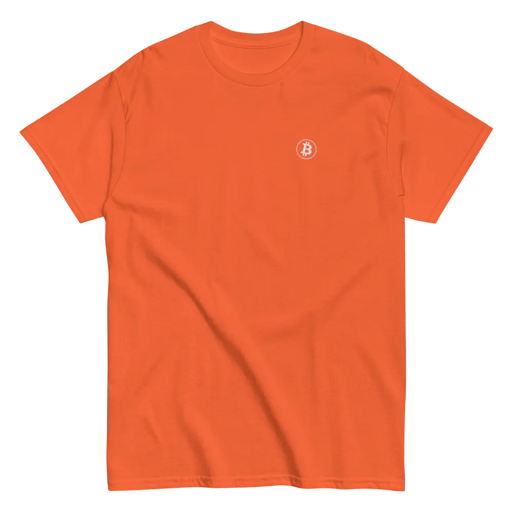 Embroidered ₿ T-Shirt product image (9)
