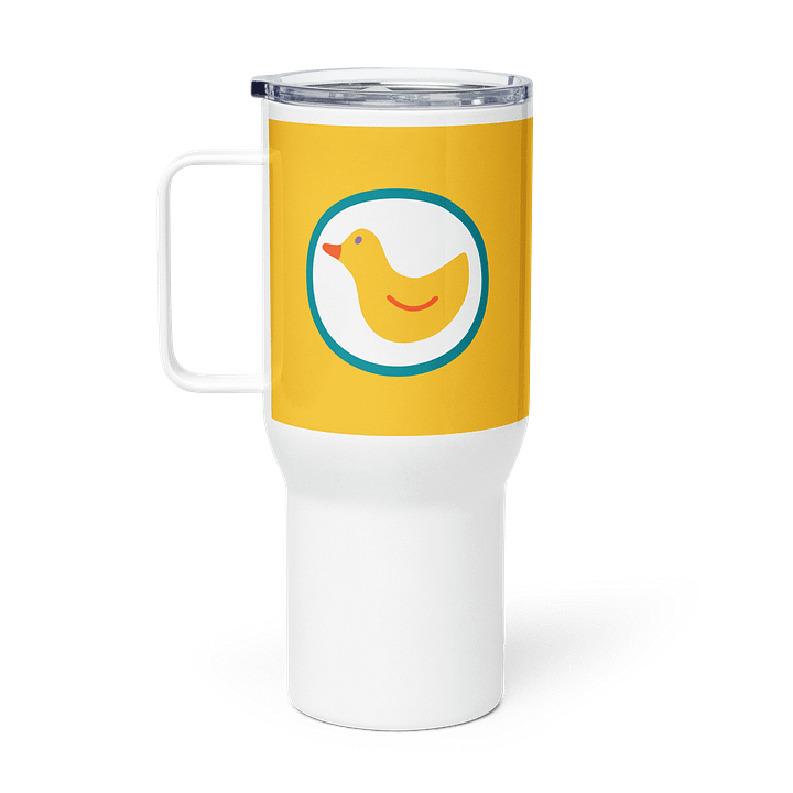 Rubber Ducky Yellow Insulated Travel Mug with a Handle product image (1)