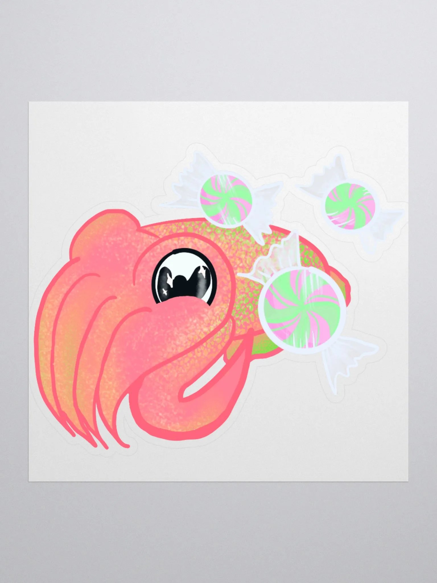 !Candy Cuttlefish Sticker product image (1)