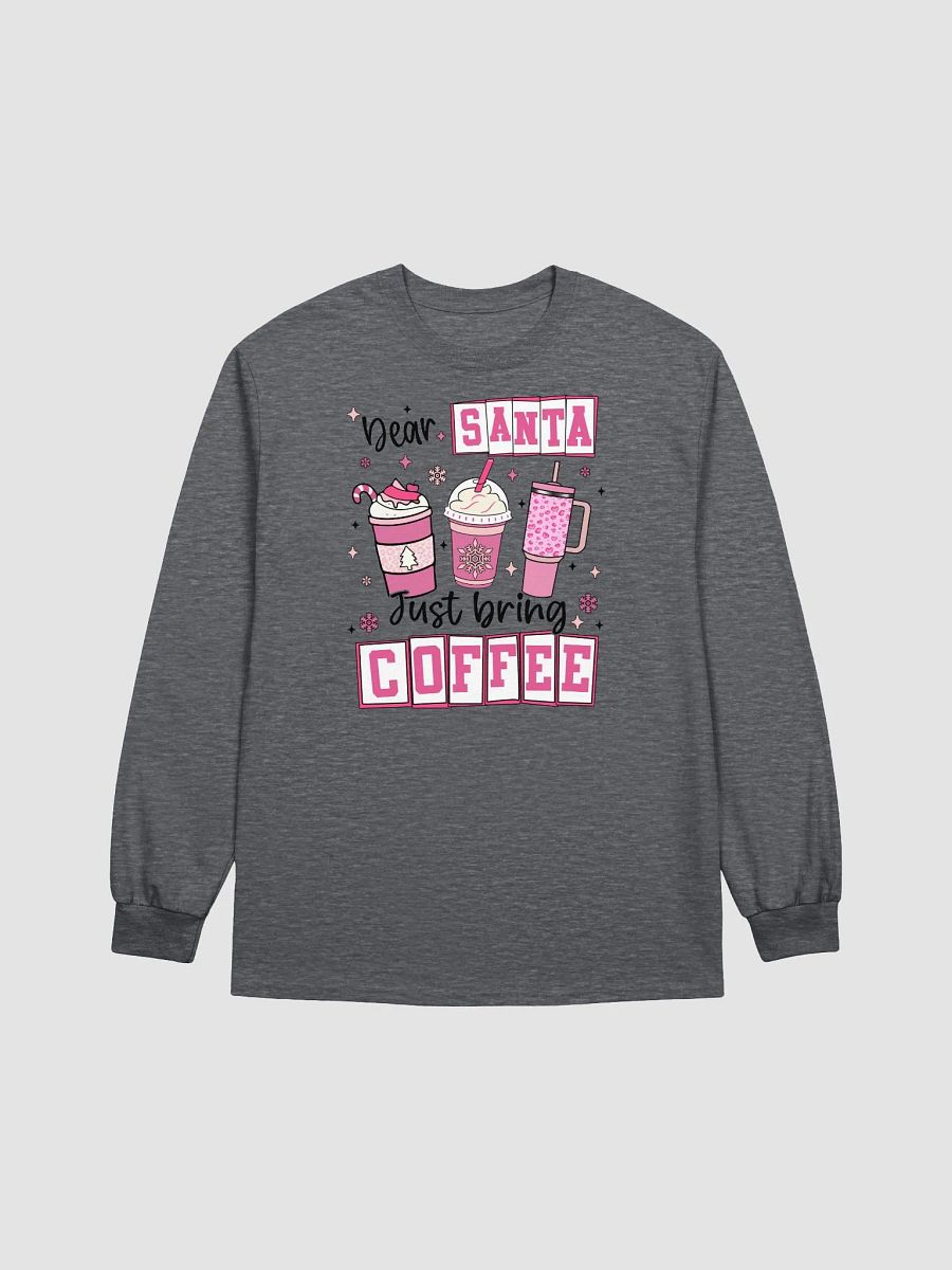 Santa Coffee Festive Long Sleeve Tee product image (5)