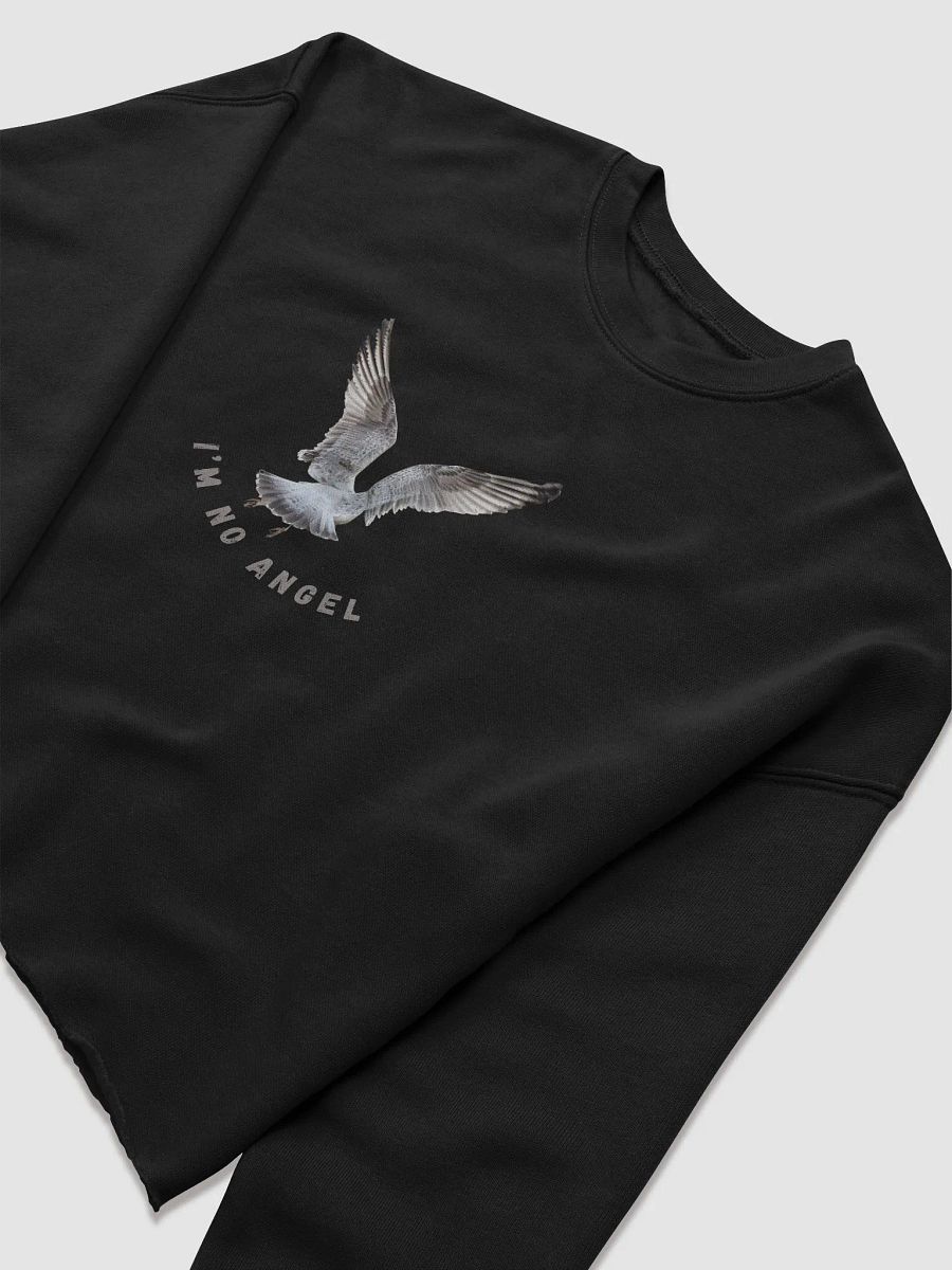 I'm No Angel Seagull Fleece Crop Sweatshirt product image (5)