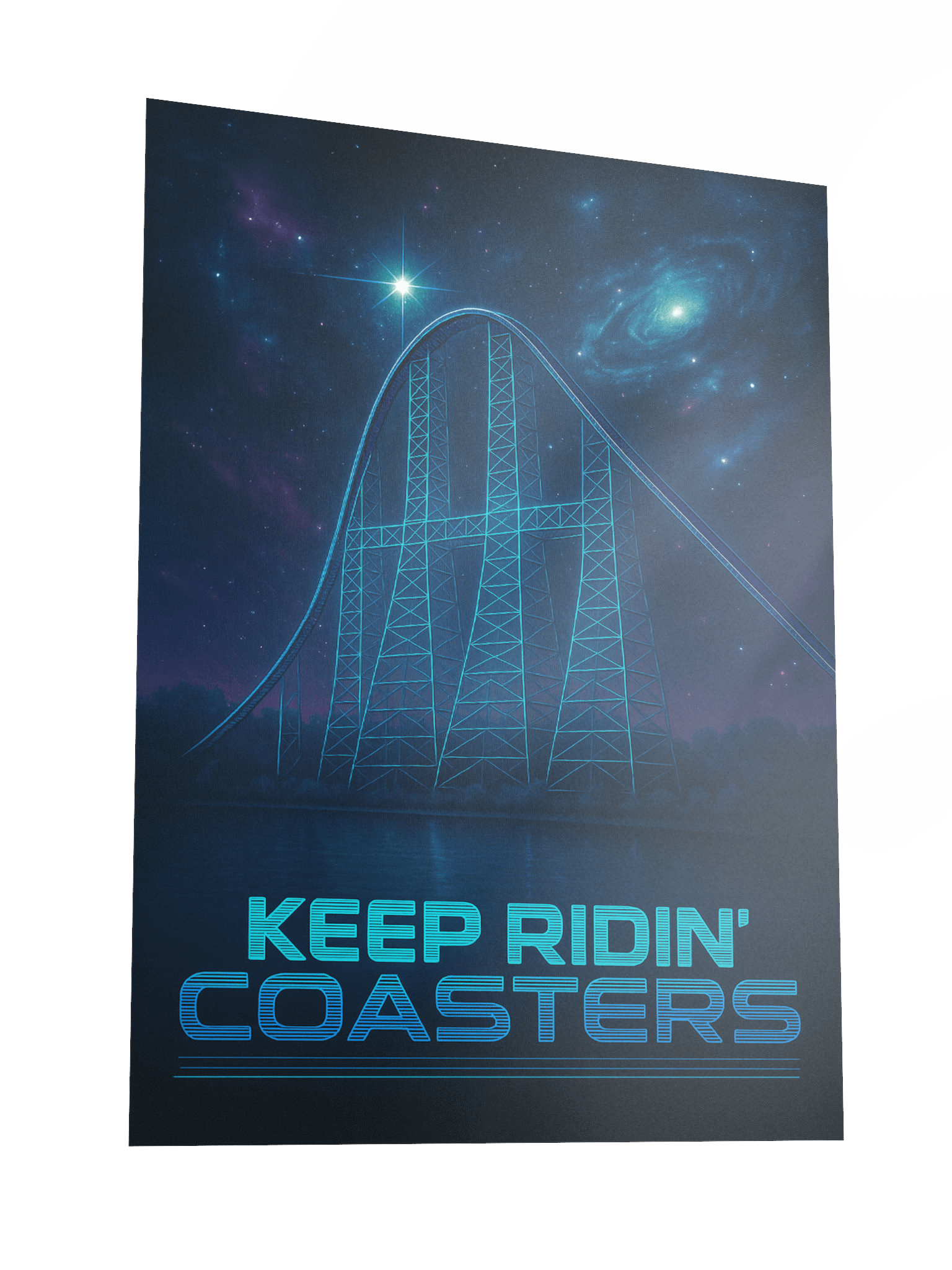 Futuristic Millie - Keep Ridin' Coasters 18x24 inch Poster product image (3)