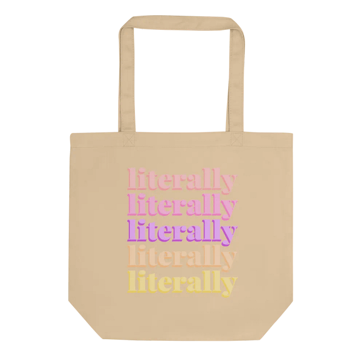 Literally Canvas Tote - Multi product image (1)
