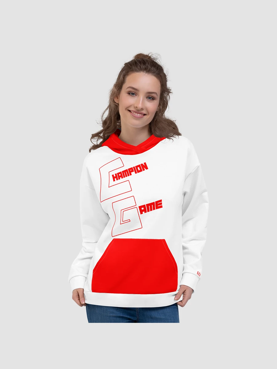 Red White Champion Game Hoodie product image (6)