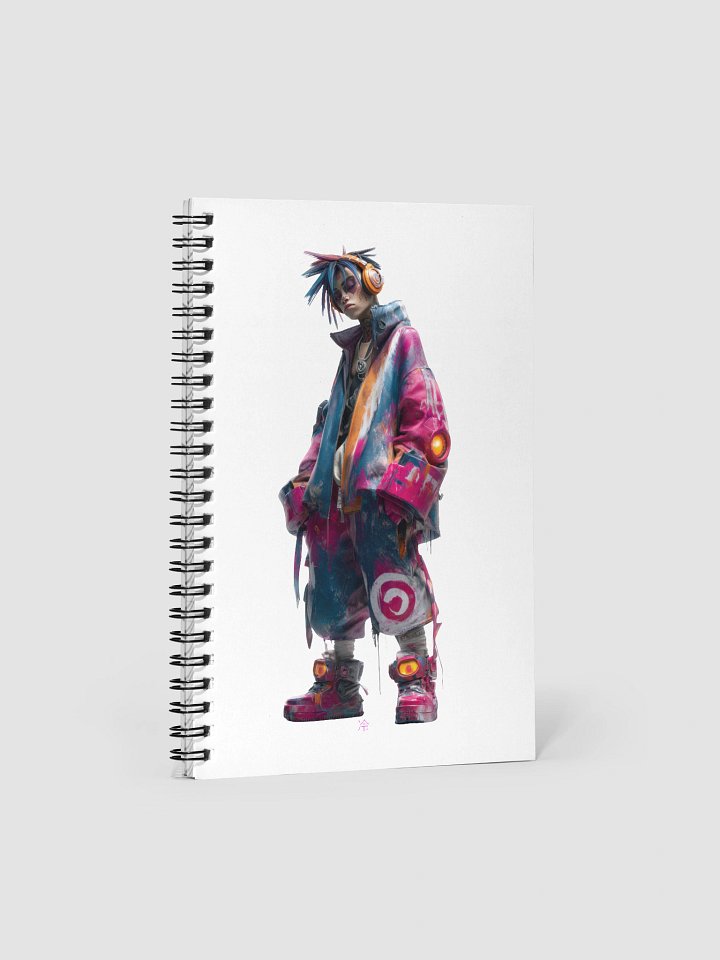Cyber Street Vibes Spiral Notebook product image (1)