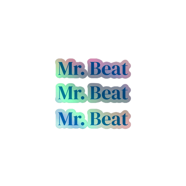 Mr. Beat Halographic Sticker product image (1)
