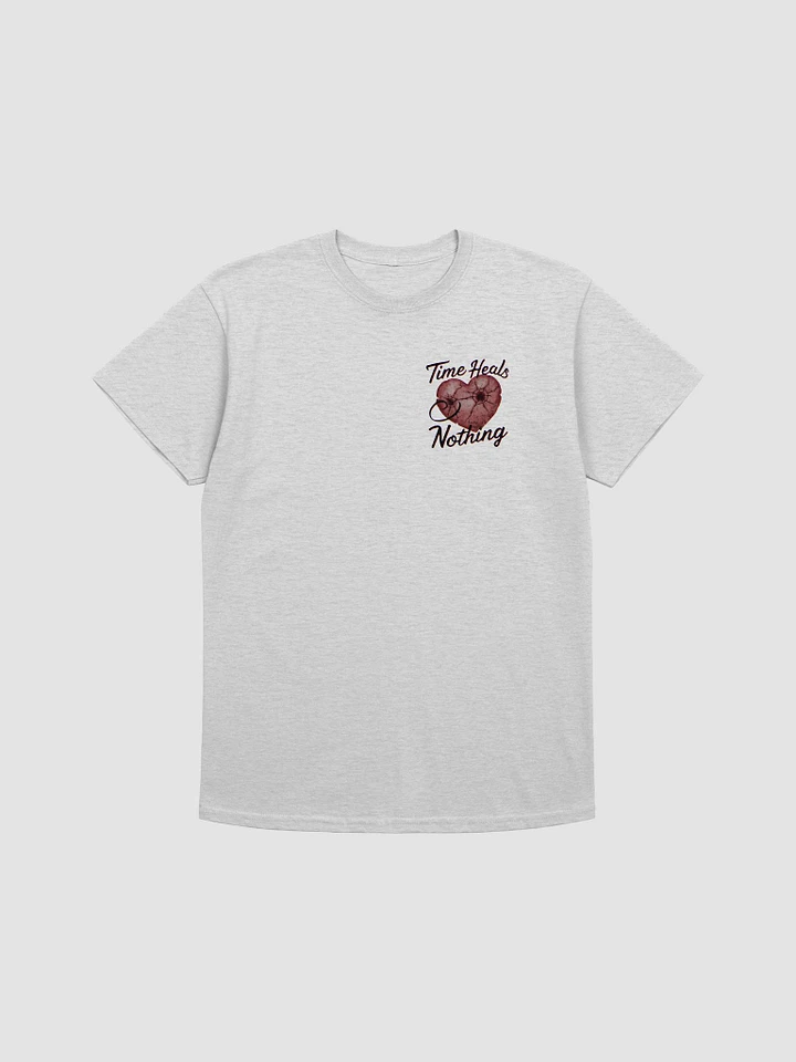 Time Heals Nothing Bullet Holes Heart shirt product image (3)