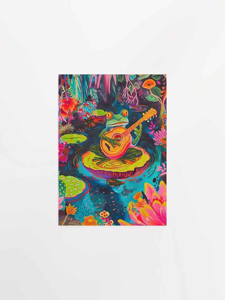 Whimsical Frog Serenade Poster product image (2)
