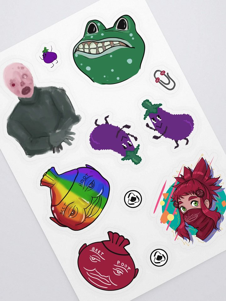 Shifty Mascots sticker sheet product image (1)