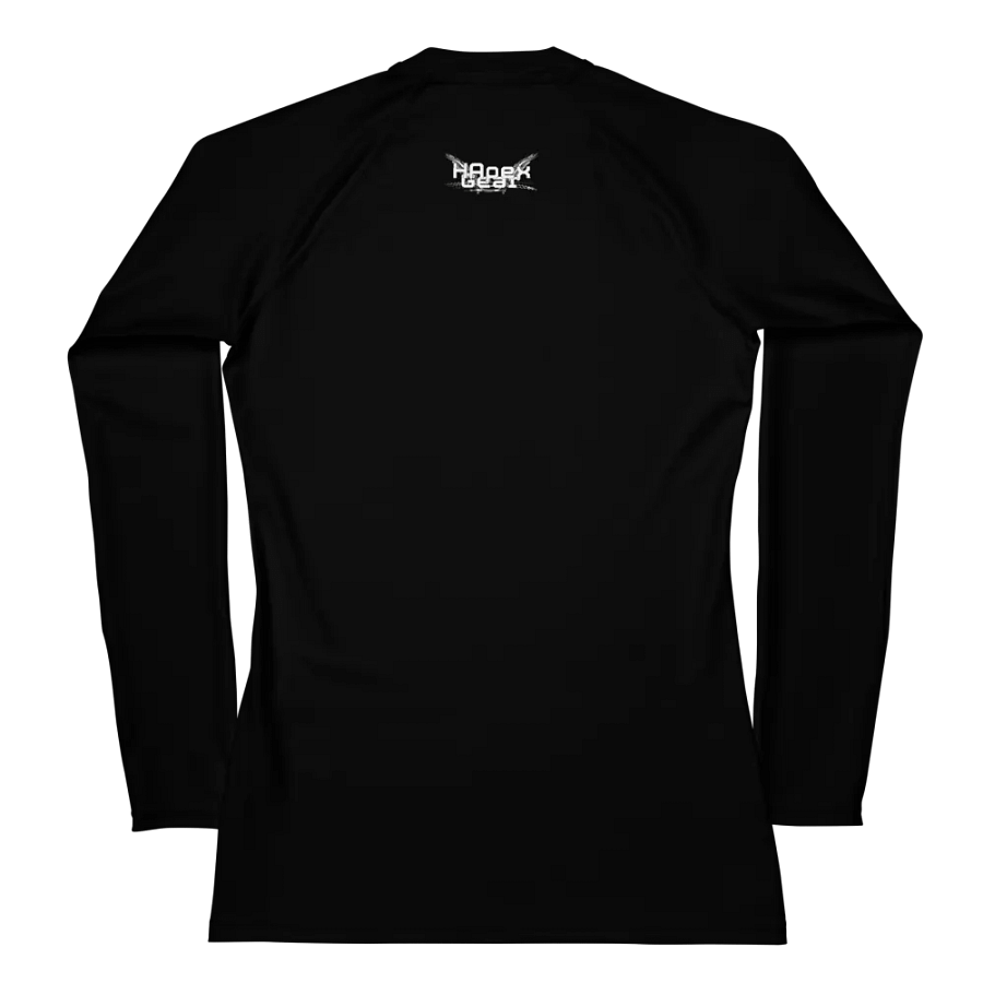 Women's Rash Guard - Black - White HApex Gear White Logo product image (10)