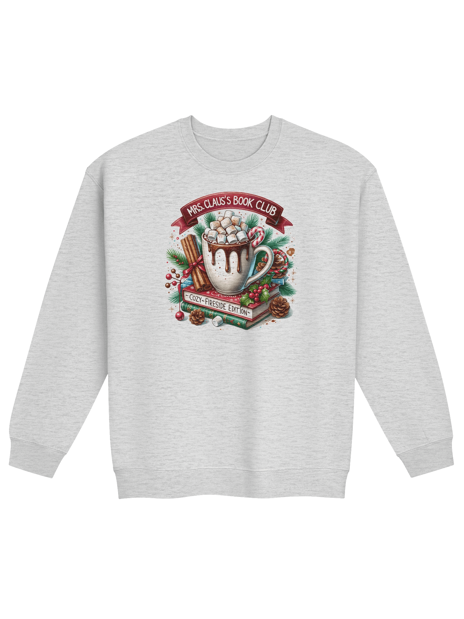 Mrs. Claus’s Book Club Crewneck Sweatshirt product image (3)