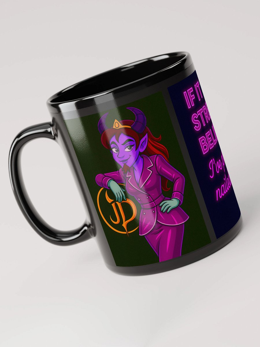 Stretch Belief Mug – Jaz the Glam Demonette | Funny PVC Kink Mug product image (3)