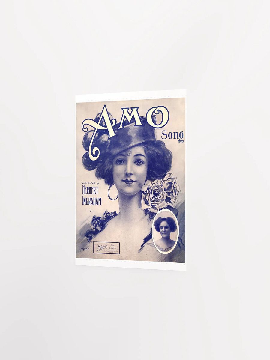 AMO Vintage Sheet Music Poster product image (3)