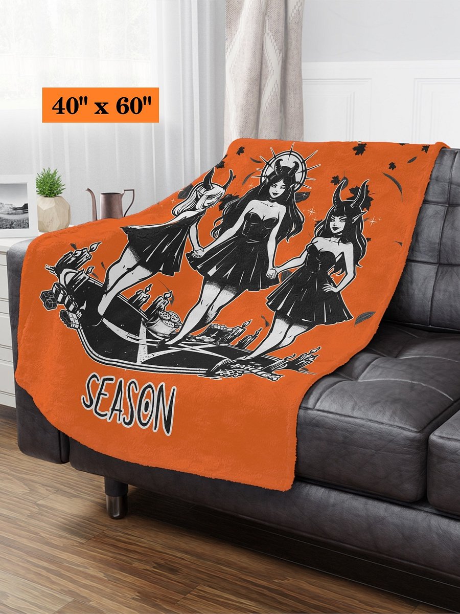 Halloween Edition - Heathen Season Minky Blanket product image (4)