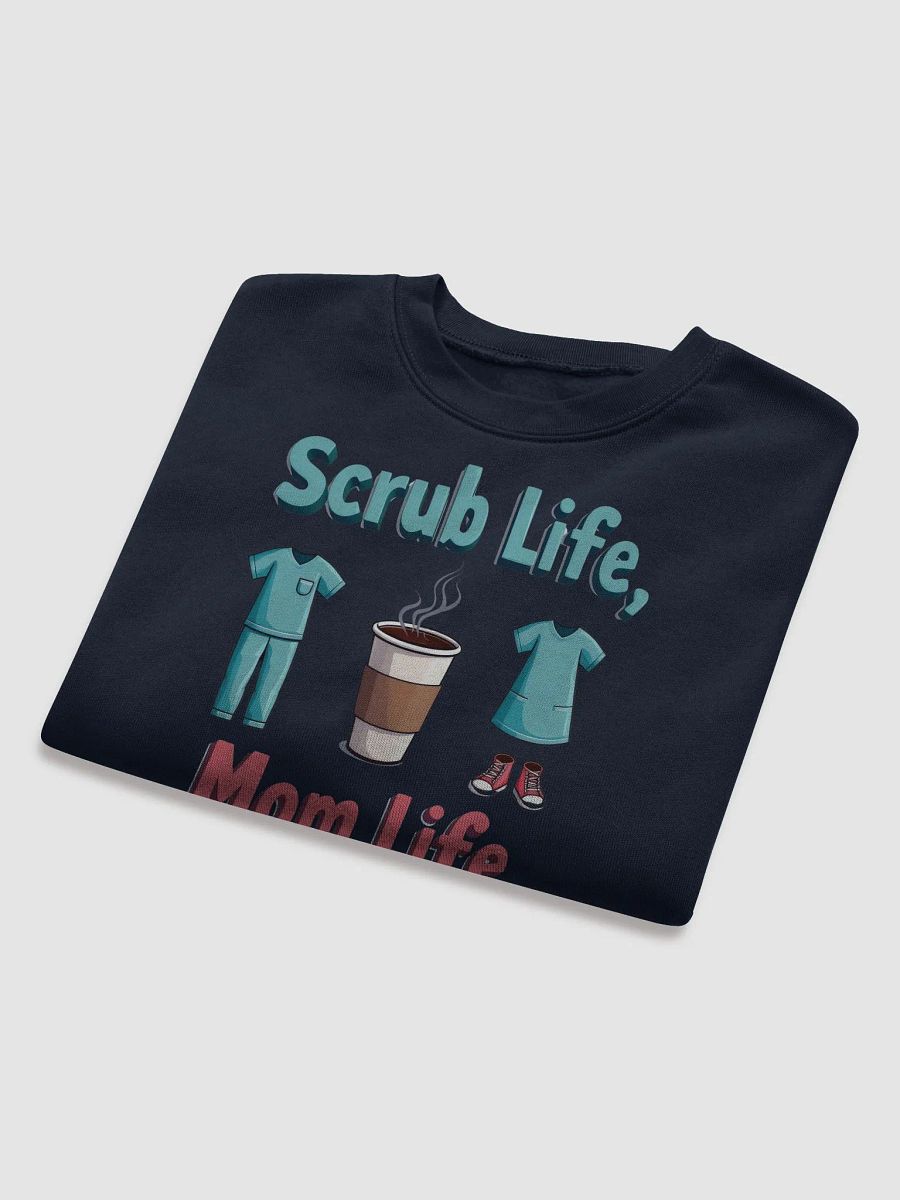 Scrub Life, Mom Life Fleece Crop Sweatshirt product image (32)