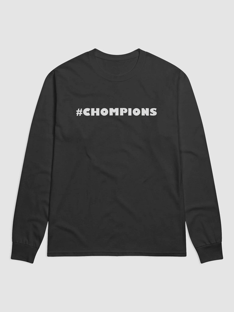 Chompions long sleeve black shirt product image (1)