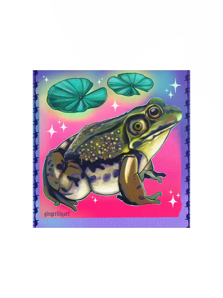 bullfrog print (text free) product image (1)