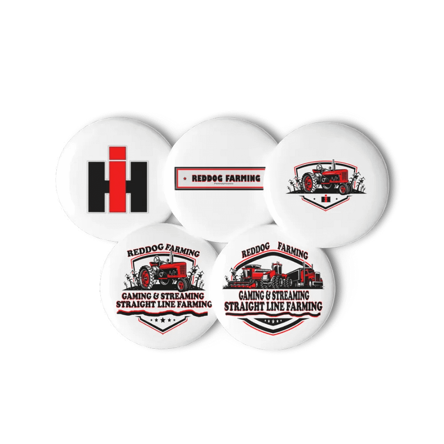 Set of Pin Buttons with REDDOG logo product image (3)