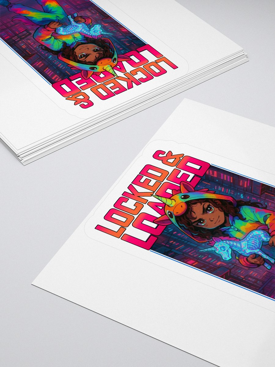 Locked & Loaded - Retro UnicornKid Cyberpunk product image (11)