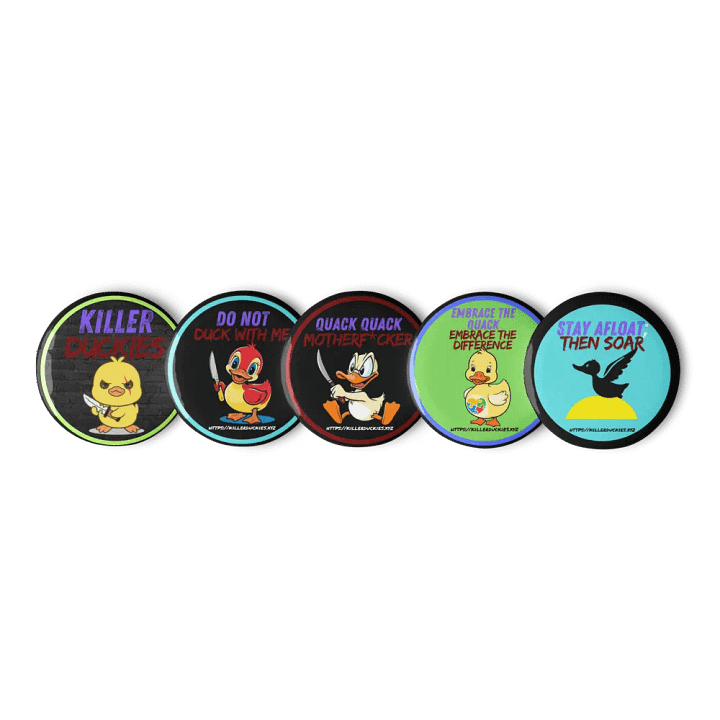 Killer Duckies Buttons product image (1)