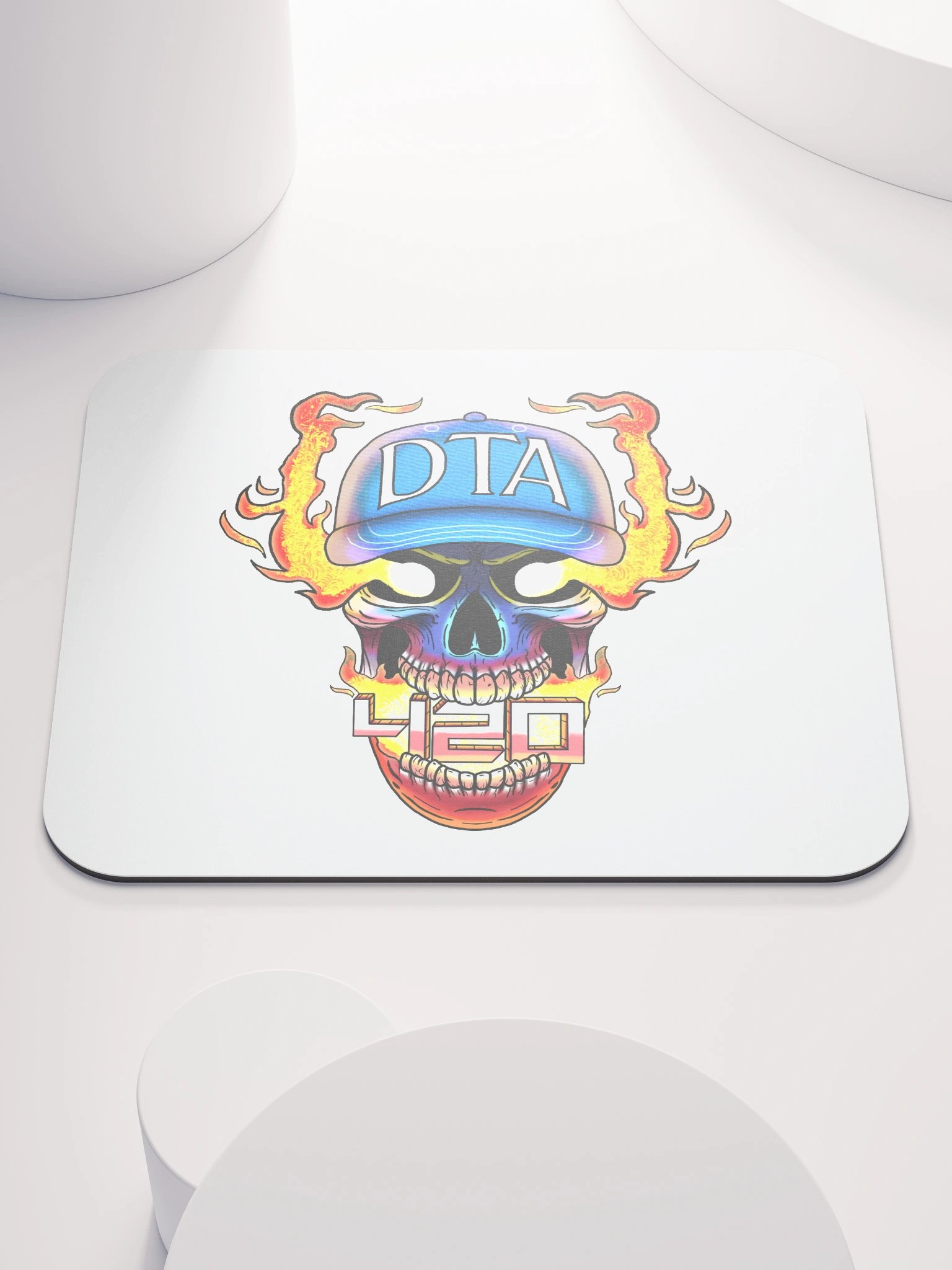 DTA Smokin Skull Mouse Pad product image (1)