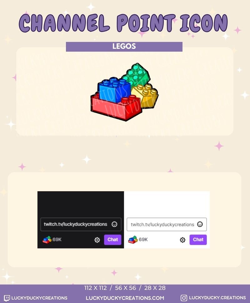 Lego Blocks Channel Points Icon product image (1)