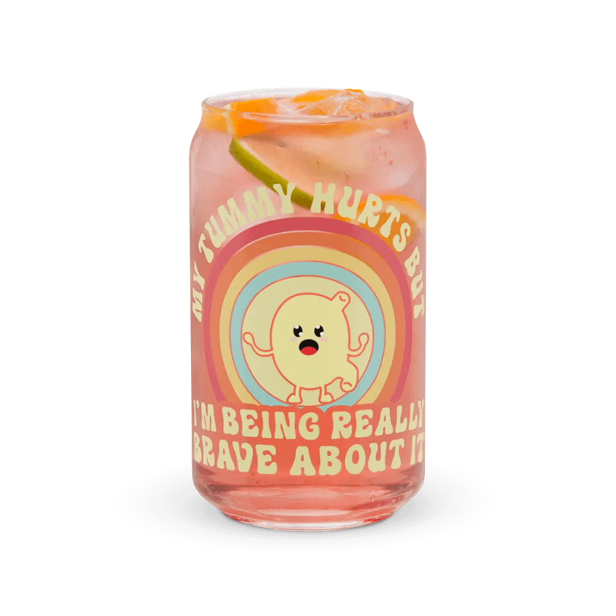 My Tummy Hurts Cup With Lid And Straw product image (7)