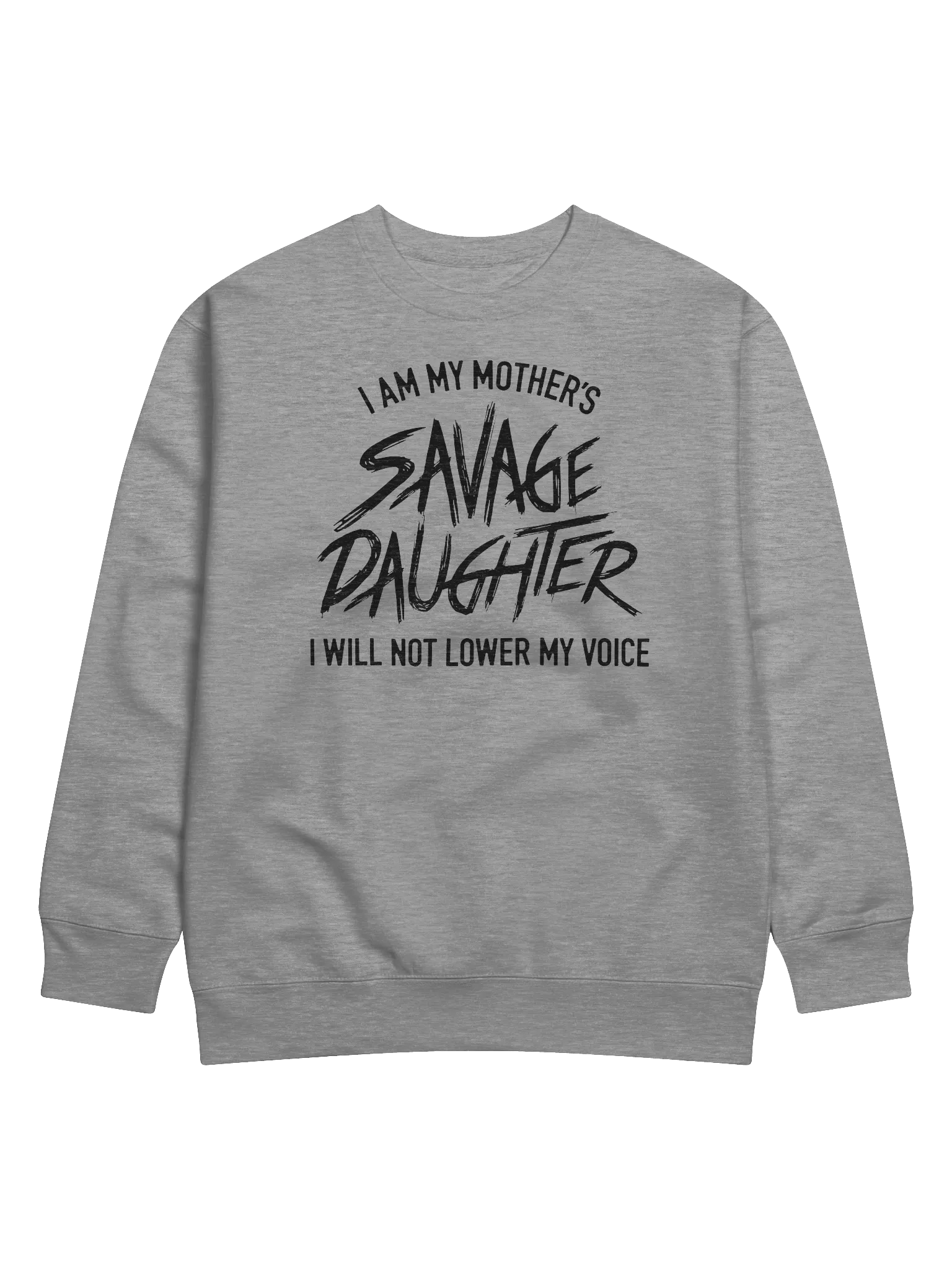 Savage Daughter Premium Sweatshirt (black print) product image (1)