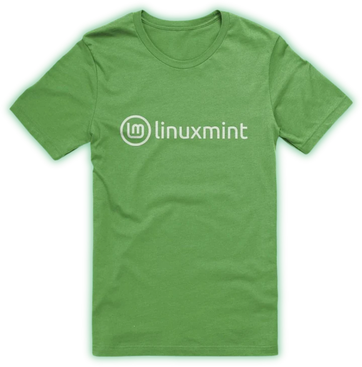 T-Shirt with Linux Mint Logo product image (1)