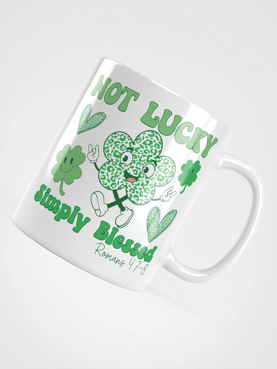 Not Lucky Simply Blessed Clover Mug product image (4)