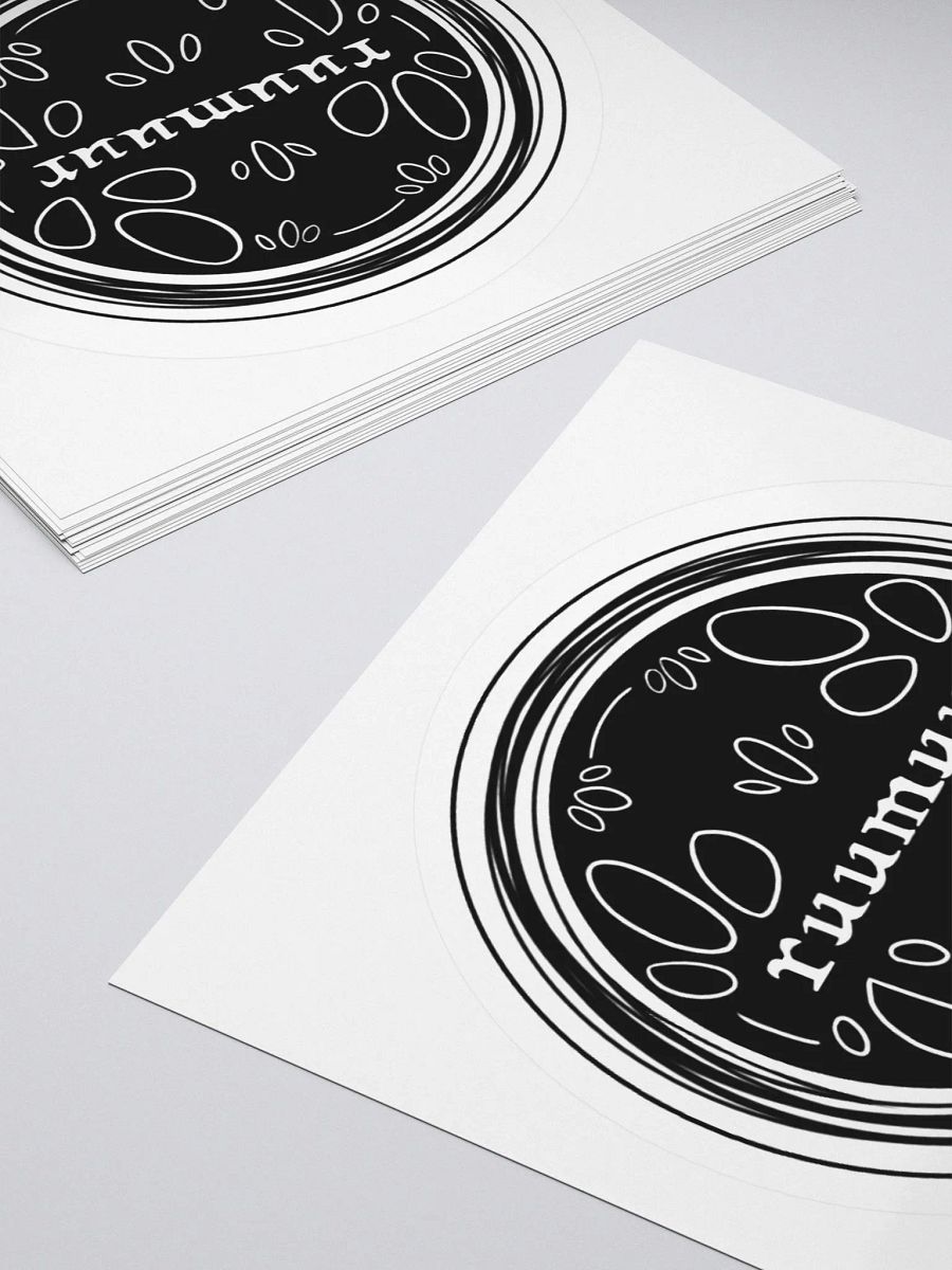 Ruumuur "Timeless" Sticker Logo - Dark Grey product image (4)