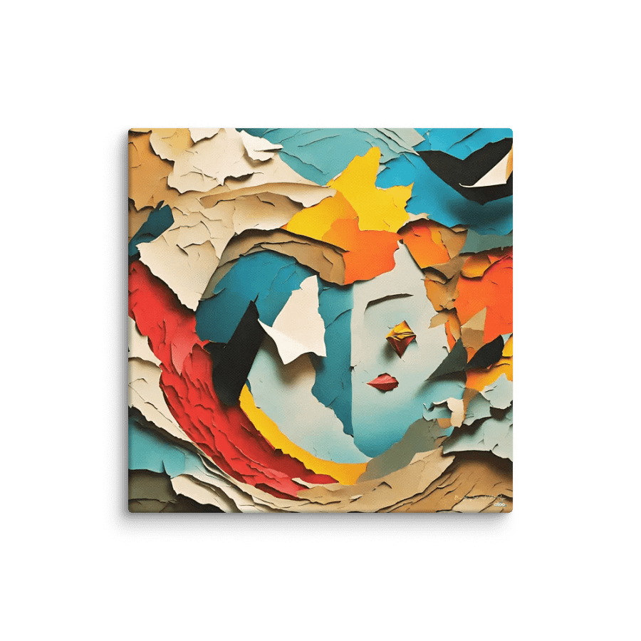 Paper Collection | Between Reality and Imagination-1 | Canvas Art Painting product image (6)