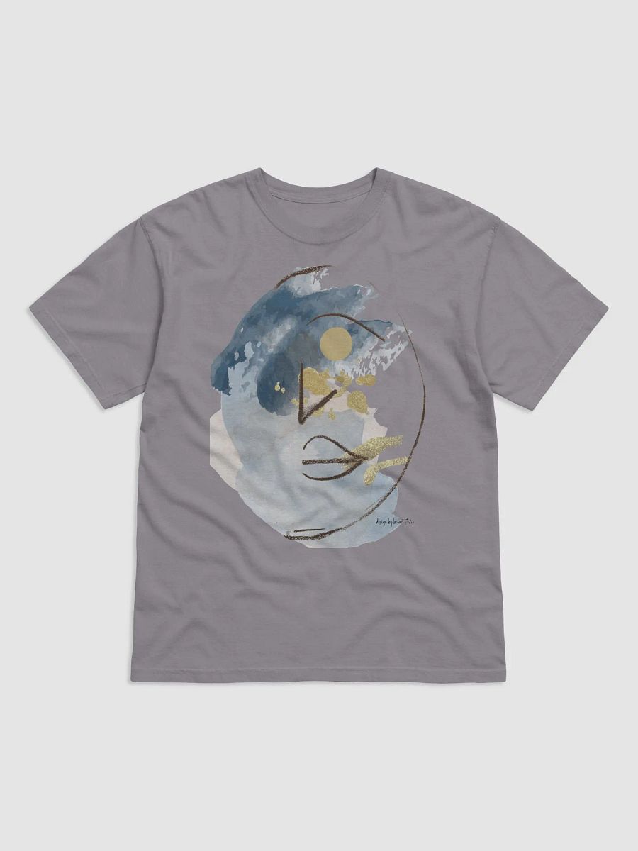 abstract face, T-shirt with art, original design product image (1)