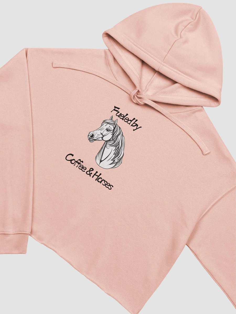 Fueled by Coffee & Horses Crop Hoodie product image (6)