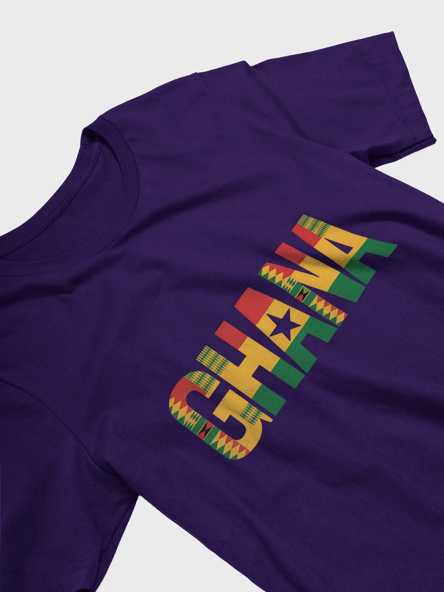 Ghana Flag Ghanian Kente Pattern Supersoft T-shirt product image (29)