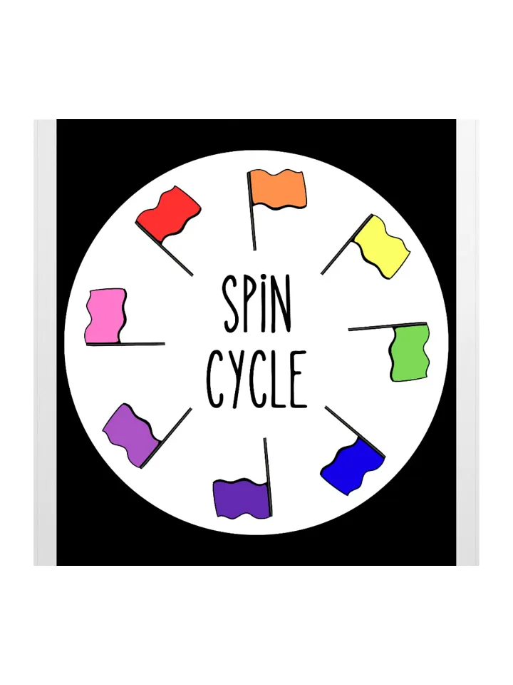 "Spin Cycle" Colorful Sticker product image (1)
