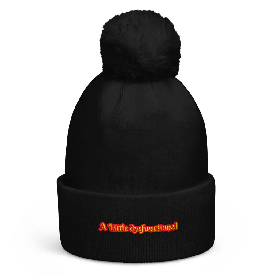 A Little dysfunctional Pom Pom Beanie product image (1)