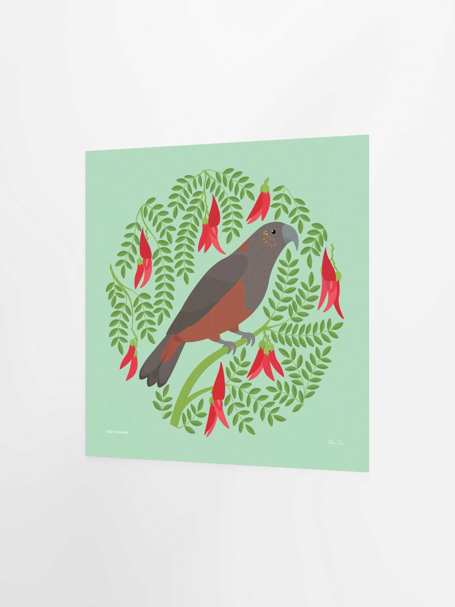 Kākā in Kākābeak Unframed Wall Art product image (2)