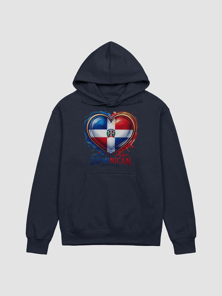 Dominican Republic Heart Flag Hoodie product image (6)