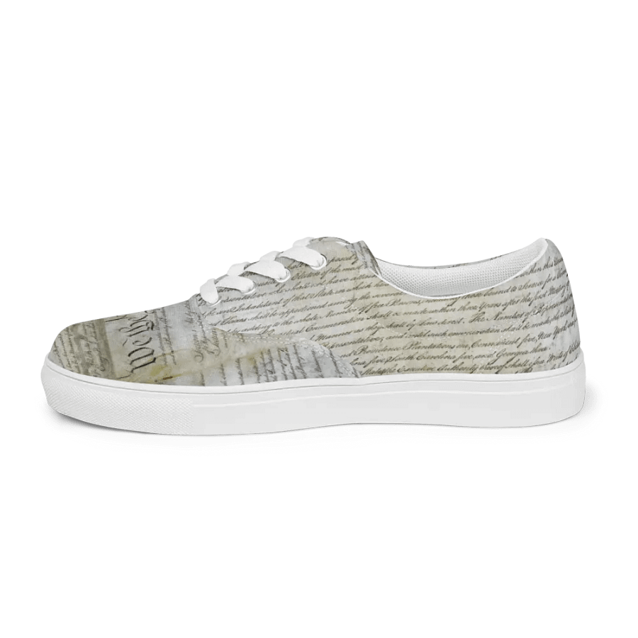 "Composition" Womens Canvas Shoes product image (8)
