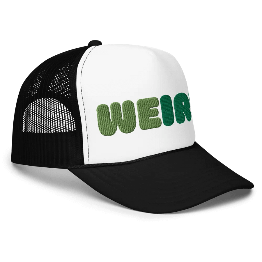 WEIRD Green Foam Trucker Hat product image (7)