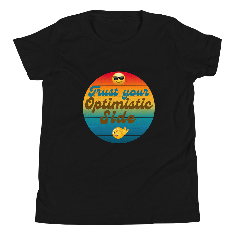 Optimistic Vibes Youth T-Shirt product image (4)