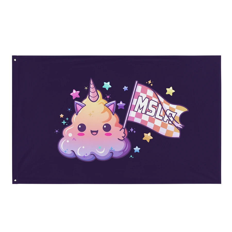 MSLA Sparkle Poop - Flag product image (1)