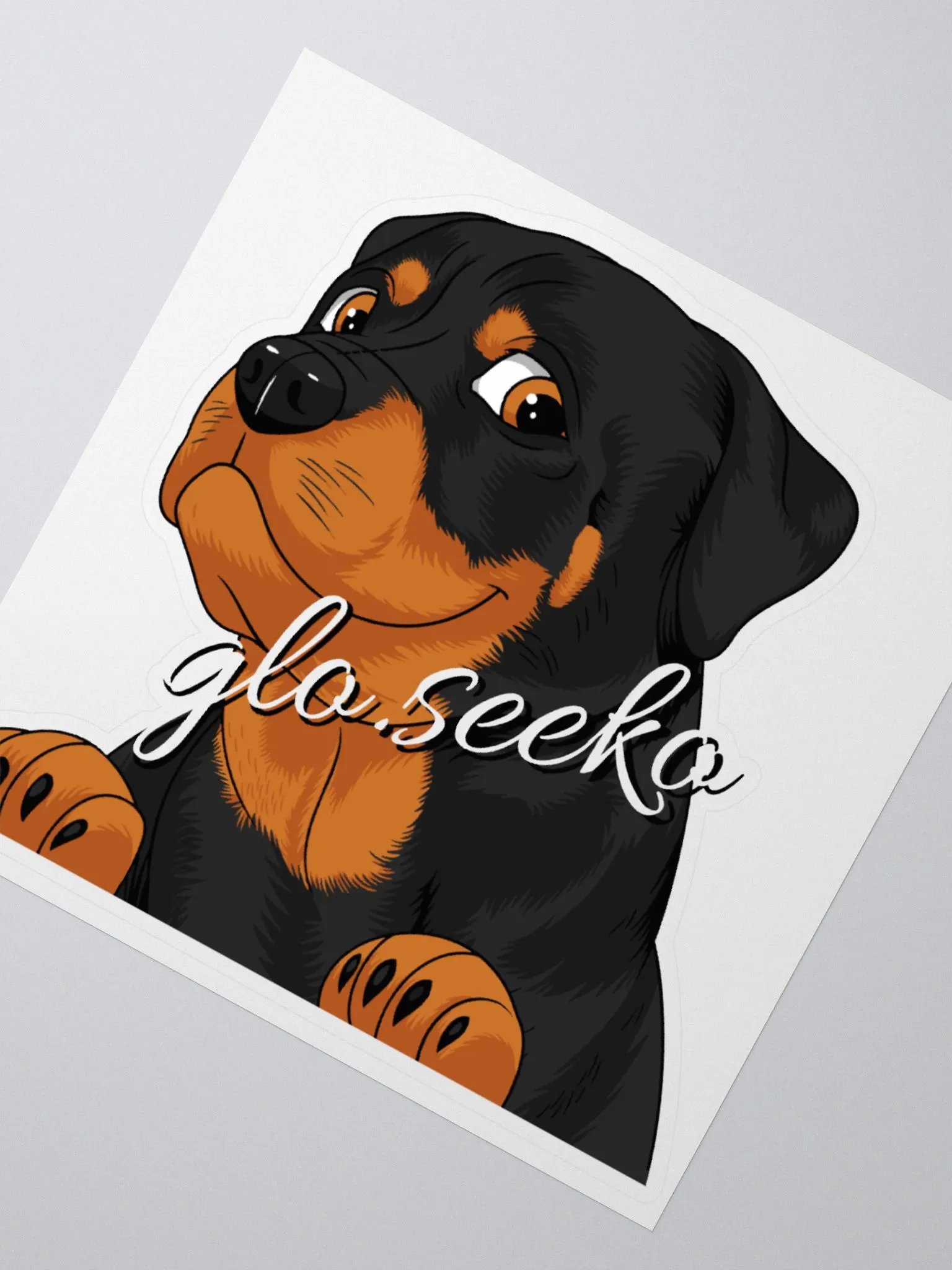 Rottie Signature Logo Sticker product image (2)
