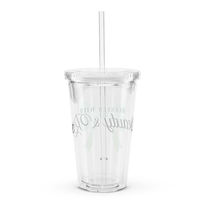 Beauty & Rage - Clear Plastic Tumbler product image (2)